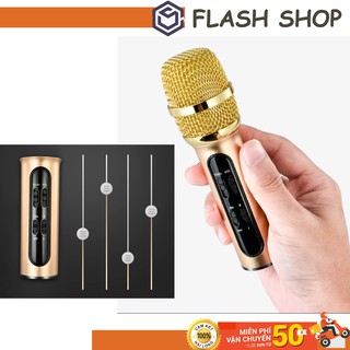 [GIÁ TỐT] MIC LIVESTREAM KARAOKE C11 hỗ trợ thu âm Kèm đầy đủ phụ kiện - Bảo hành 3 tháng