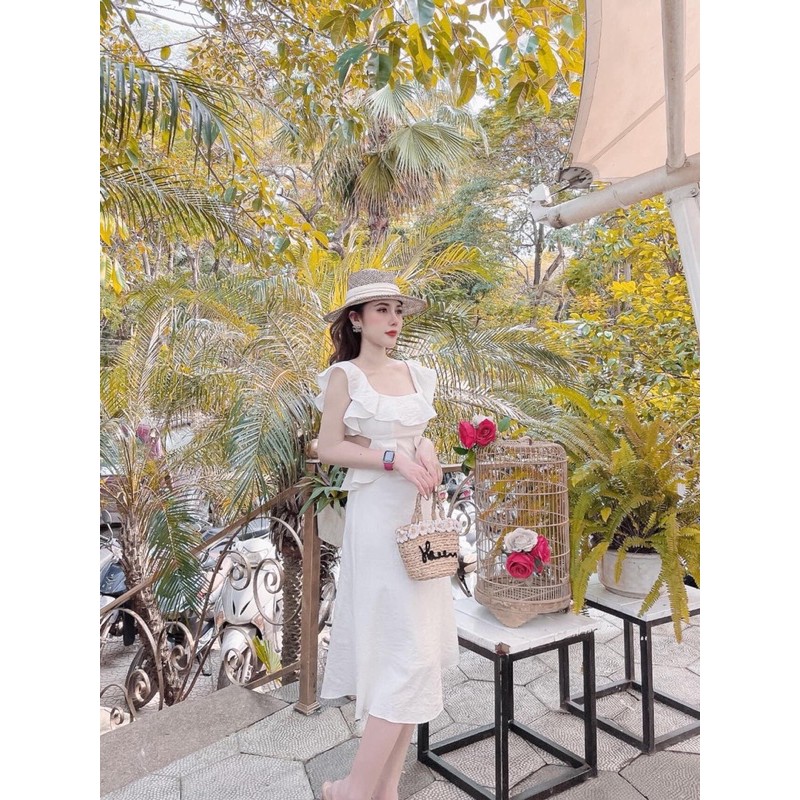 [Mã FAGREEN245 giảm 10% tối đa 30K đơn 99K] Váy đũi 2s cánh tiên nơ lưng | BigBuy360 - bigbuy360.vn