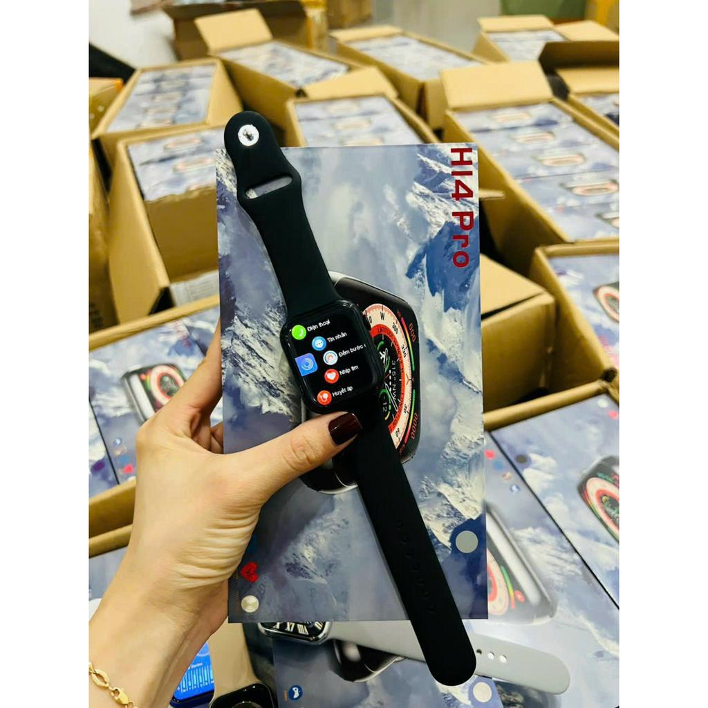 Đồng Hồ Thông Minh H14 PRO Màn Hình 1.91 Inch Viền Nhôm Thiết Kế Cực Đẹp. Đồng Hồ H14 Pro Độ Bền Cực Cao, Dễ Sử Dụng