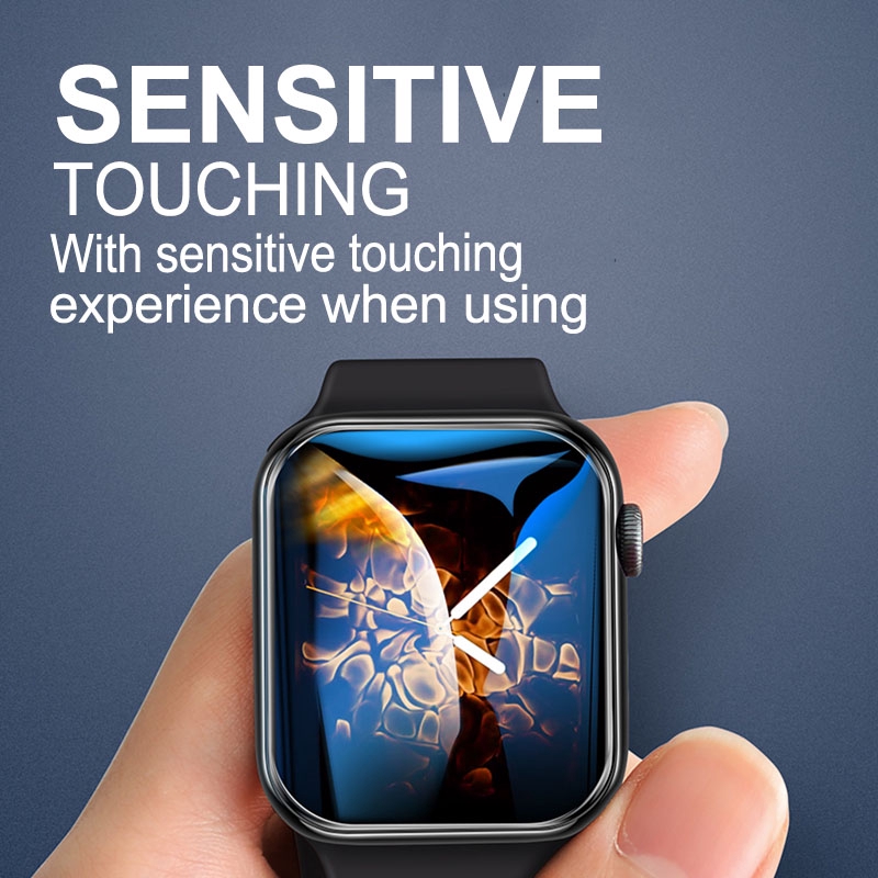 Kính cường lực bảo vệ màn hình cho đồng hồ Apple dòng 1 2 3 4 kèm phụ kiện