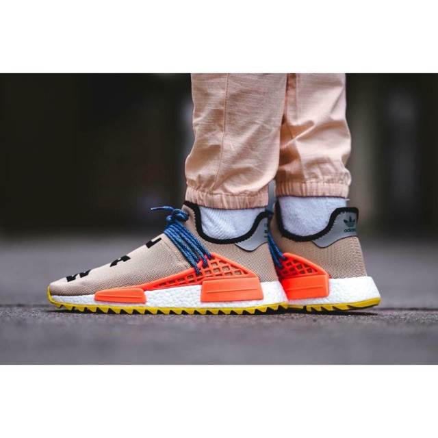 Giày Thể Thao Human RACE vàng kem_Giaysneaker