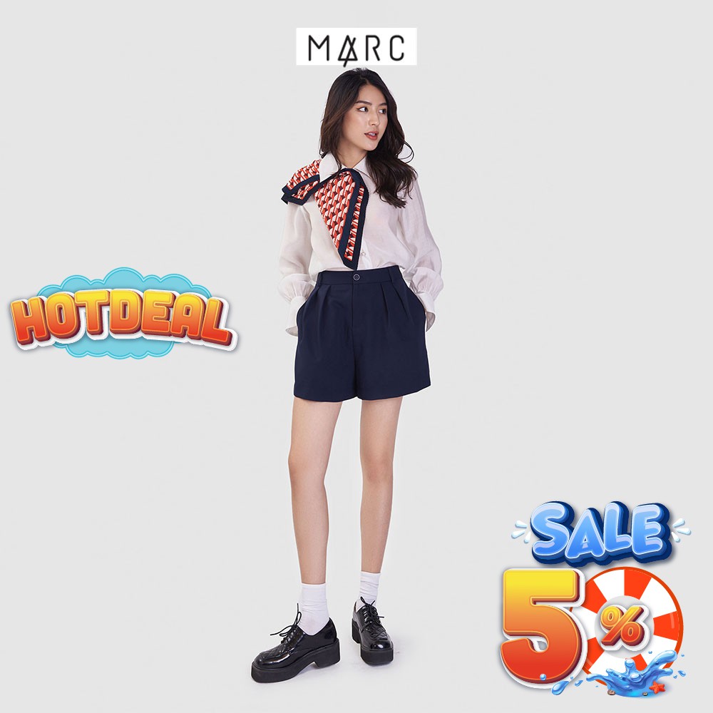 Quần nữ MARC FASHION shorts xếp bốn ly trước
