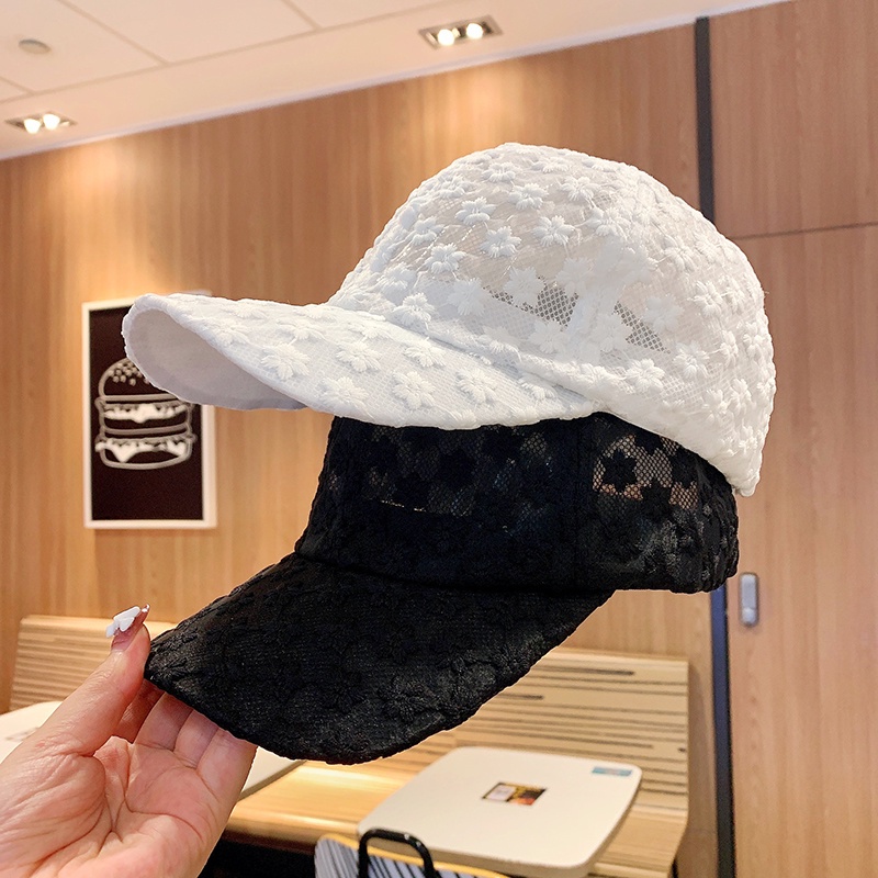 Nón Lưỡi Trai Phối Ren Hoa Thời Trang Dành Cho Nữ