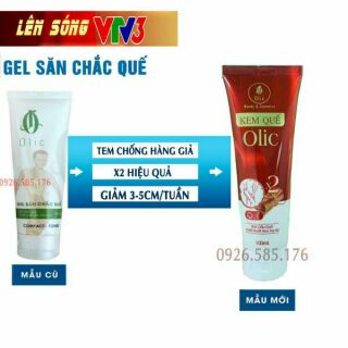 (MẪU MỚI DATE 2023) GEL TAN MỠ QUẾ OLIC, KEM TAN MỠ