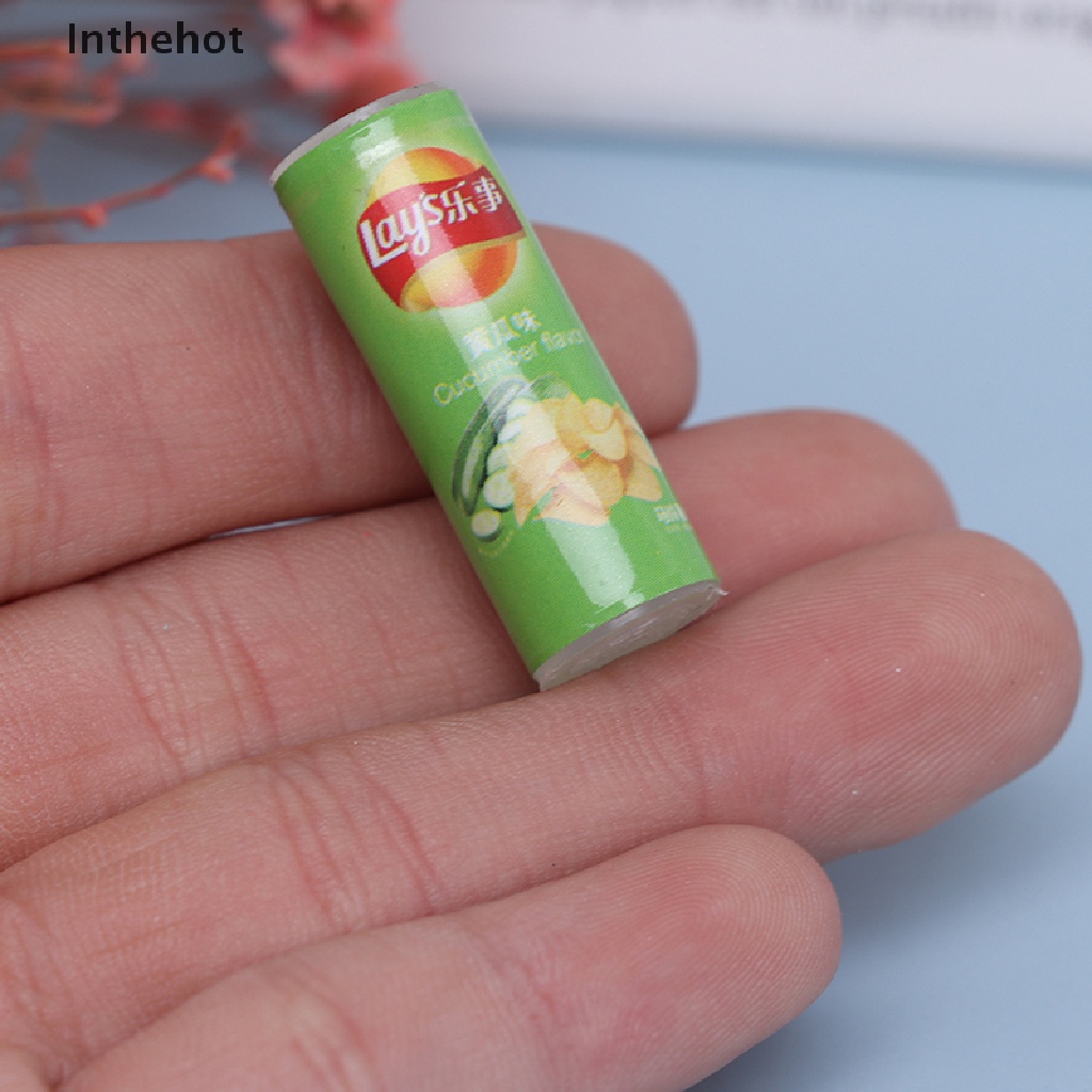 Bộ 3 Hũ Đựng Khoai Tây Chiên Tỉ Lệ 1: 12 Trang Trí Nhà Búp Bê