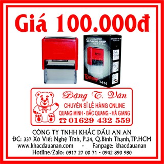 Khắc Dấu Shop online, dấu logo, dấu shop