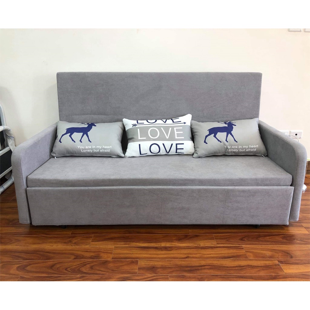 Giường Ngủ Thông Minh, Ghế Sofa Gấp Gọn Thành Giường Kích Thước 1m6x1m9.