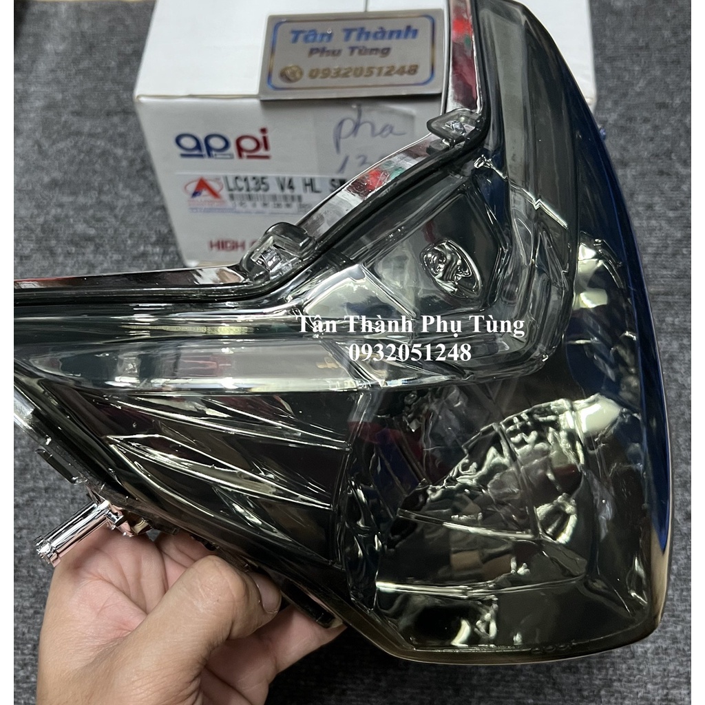 Pha đèn Appi Exciter 135 2011-2014 - Màu Khói hàng Malai TanthanhPT