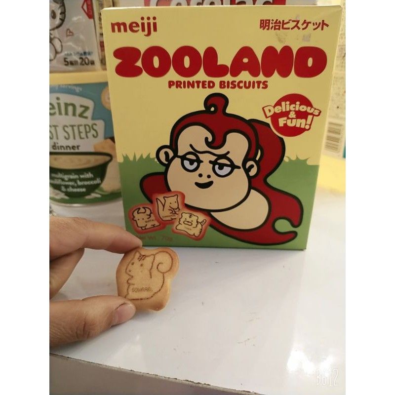 Bánh Quy Meiji Zooland Biscuite 70g