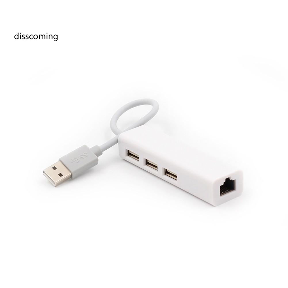 Bộ Chia 3 Cổng USB / Type-C 2.0 RJ45 Lan Card