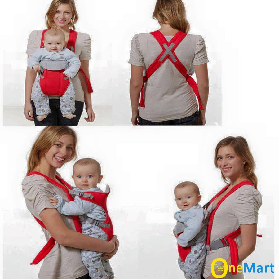 Đai địu em bé 4 tư thế tiện lợi cho mẹ và bé, Địu 4 tư thế an toàn cho bé