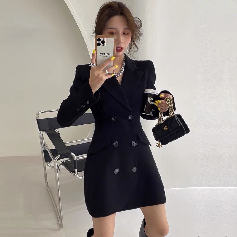 [Mã FAMARAL1 giảm 10K đơn 50K] Đầm vest nữ HB thiết kế sang trọng đủ size D070 | BigBuy360 - bigbuy360.vn