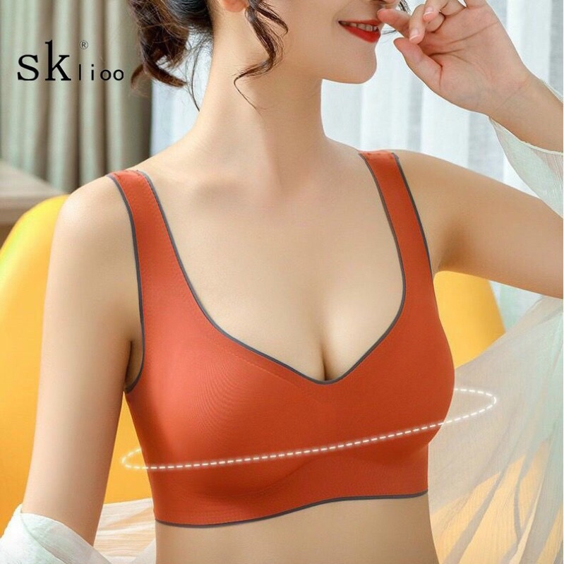 Áo Bra Nữ Su Lụa Lạnh Không Đường May Siêu Quyến Rũ 008