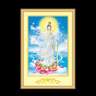 Tranh thêu 3d quan âm 53418
