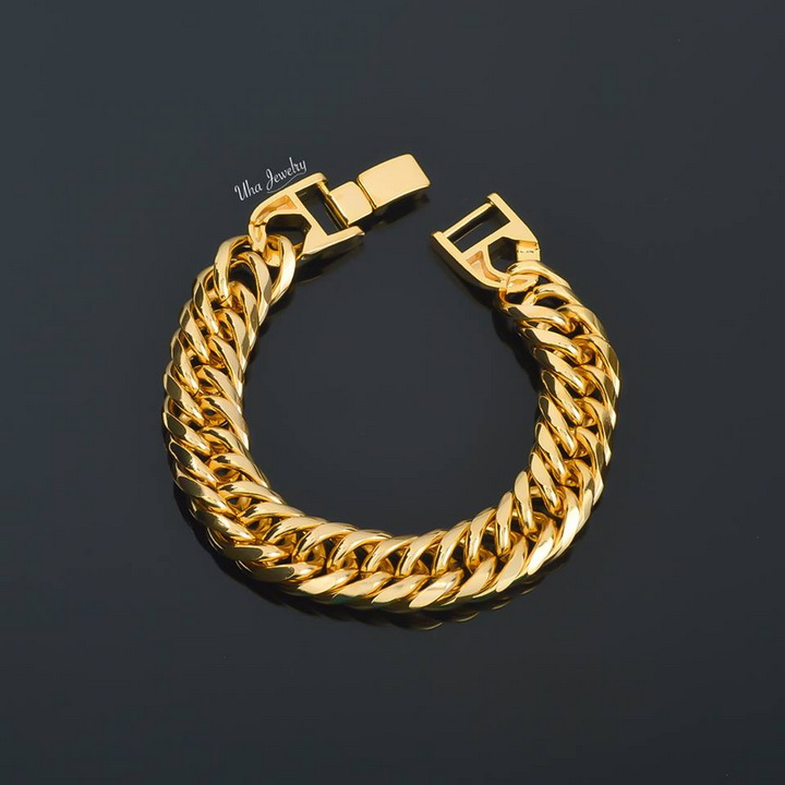 Lắc tay nam mạ vàng 18K cao cấp JK Silver lacnam03