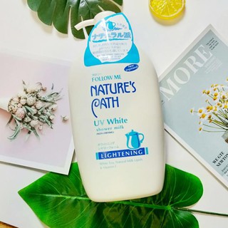 Sữa tắm cao cấp follow me nature's path - uv white 1000ml