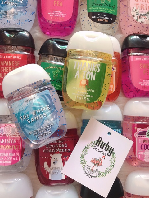 Gel Rửa Tay Khô Bath & Body Works PocketBac Anti-Bacterial Hand Gel (29ml)