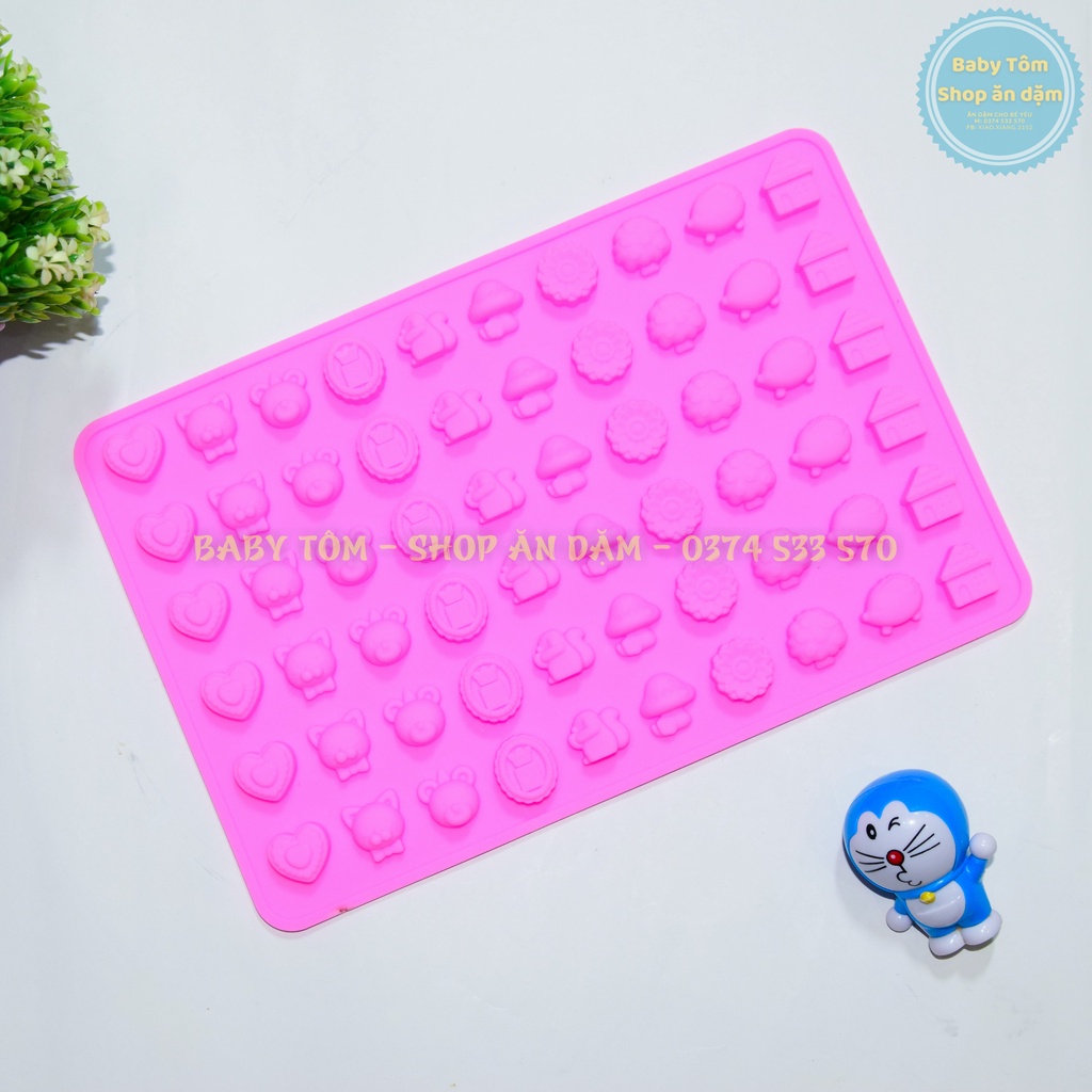 Khuôn kẹo Chip Chip silicon cho bé ăn dặm NPP Baby Tôm