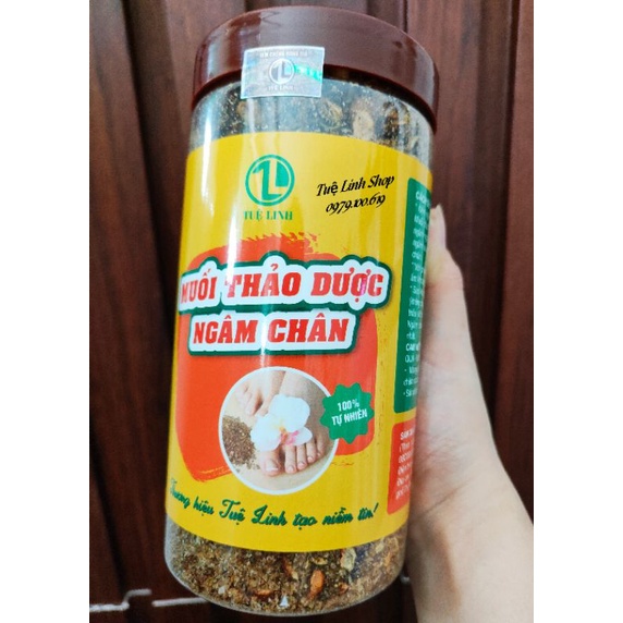 Muối thảo dược ngâm chân Tuệ Linh (hũ lớn 1kg)