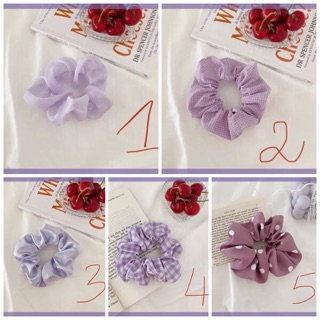 (CÓ SẴN) Cột tóc vải Scrunchies nhiều họa tiết