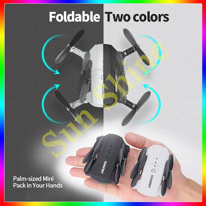 flycam , Máy bay camera 4k flycam mini giá rẻ điều khiển từ xa F87, Chống rung rung quang học