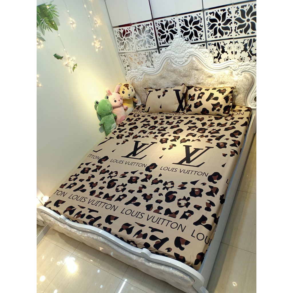 Bộ ga gối 💖m6/m8💖 drap giường poly, ga trải giường + 2 vỏ gối nằm đơn giản An Như Bedding | BigBuy360 - bigbuy360.vn