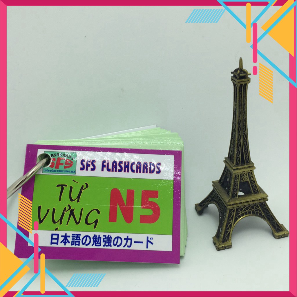 [FREE SHIP 99K] Bộ Thẻ Tiếng Nhật Từ Vựng N5