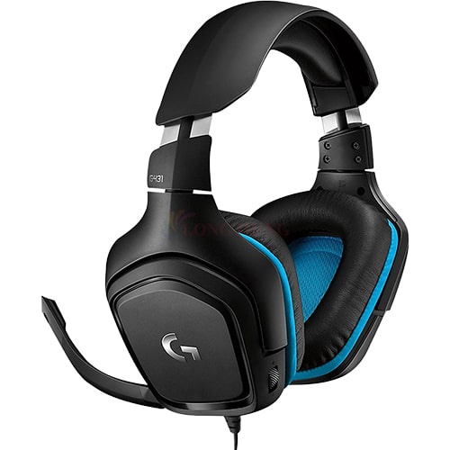 Tai nghe chụp tai có dây Logitech G431 - Hàng chính hãng - Khả năng tương thích tốt, âm thanh vòm 7.1