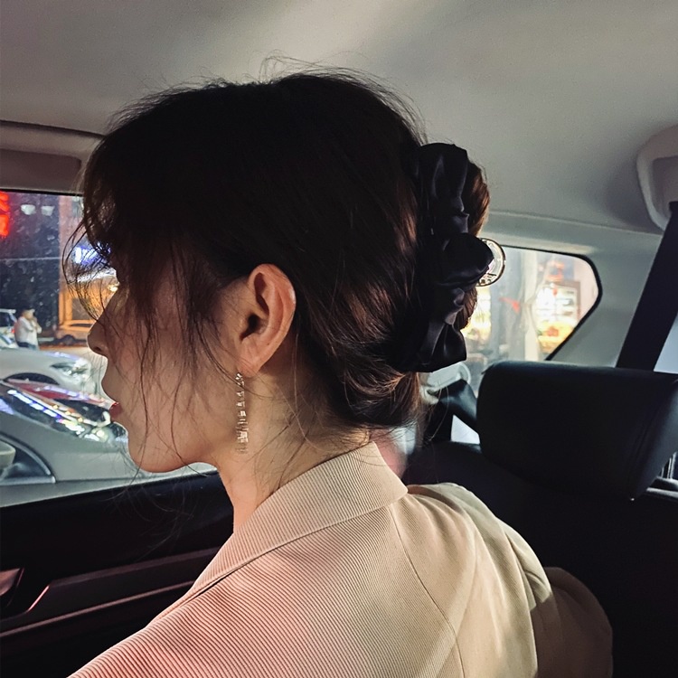 Kẹp Tóc Nhựa Kiểu Dáng Đơn Giản Phong Cách Hàn Quốc