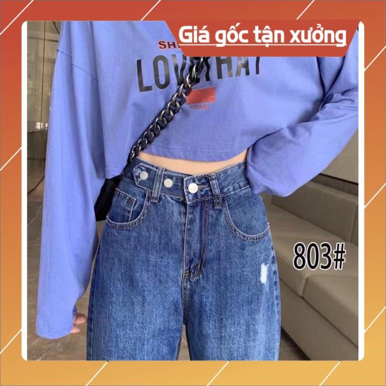 Khuyến mại Quần jean baggy nữ quần bò baggy nữ quần jeans nữ lưng cao Top xu hướng 2021 - HAPONO-J006 huyenjean | BigBuy360 - bigbuy360.vn