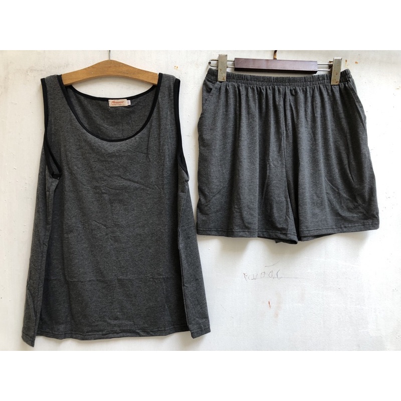 Đồ bộ mặc nhà thời trang Amwear chất cotton big size