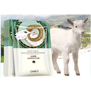Combo 10 Mặt nạ sữa dê làm săn chắc da mặt QMHUT GOAT'T MILK MASK