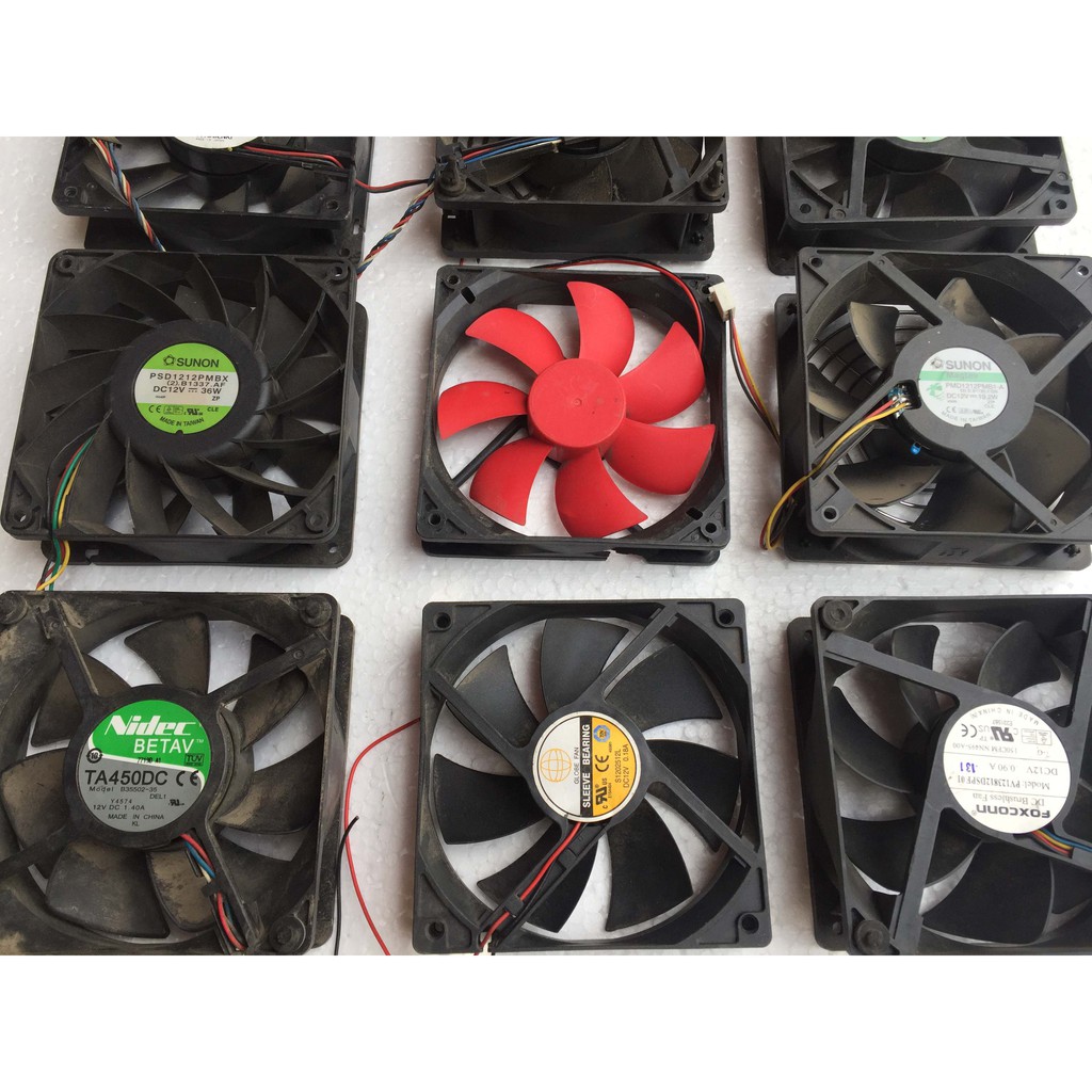 Quạt Fan 12V nhiều kích thước khác nhau Fan 4 - 5 - 6 - 7 - 8 - 9 - 12 | BigBuy360 - bigbuy360.vn