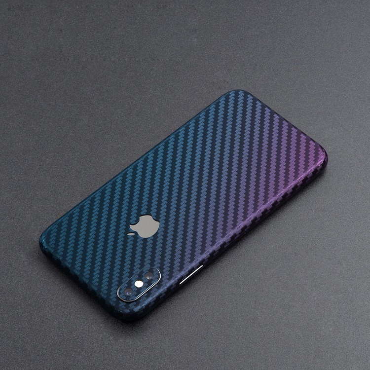 miếng dán skin iphone x , iphone xs , iphone xs max, iphone XR vân carbon 4D