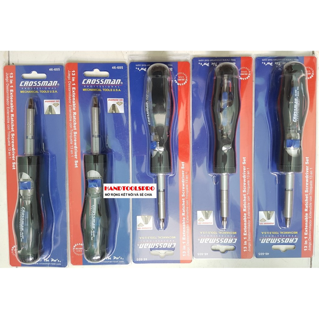 Tua vít đa năng 13 mũi Crossman 46-605