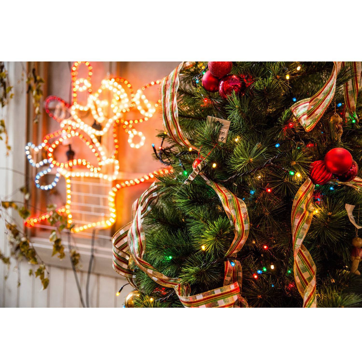 →[In stock]-LED Solar Battery Powered String Lights Garden Christmas Outdoor Decorative Lights Warm White