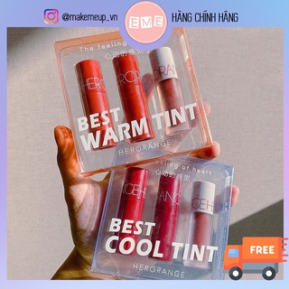 Set 3 son kem lì Herorange phiên bản lùn đáng iu