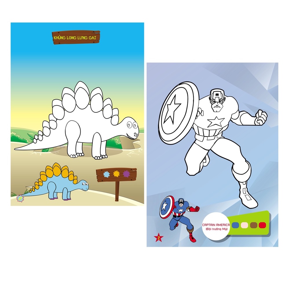 Sách - Combo 2 Cuốn Công Viên Khủng Long Và Bé Làm Siêu Anh Hùng - Đôi Tay Màu Nhiệm