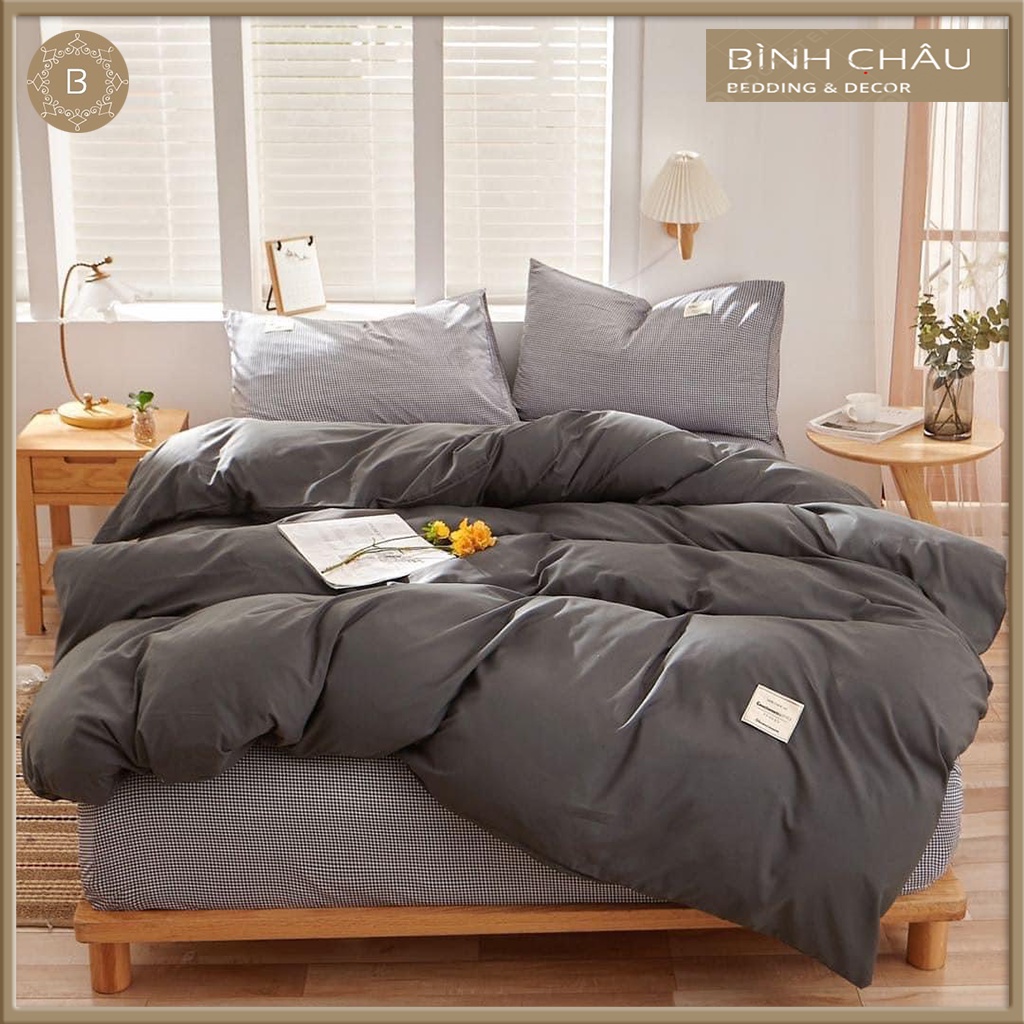 Bộ Chăn Ga Vỏ Gối Cotton Tencel Cao Cấp Phong Cách Hàn Quốc EMPIRE Bo chun Drap - Bình Châu Bedding & Decor | BigBuy360 - bigbuy360.vn