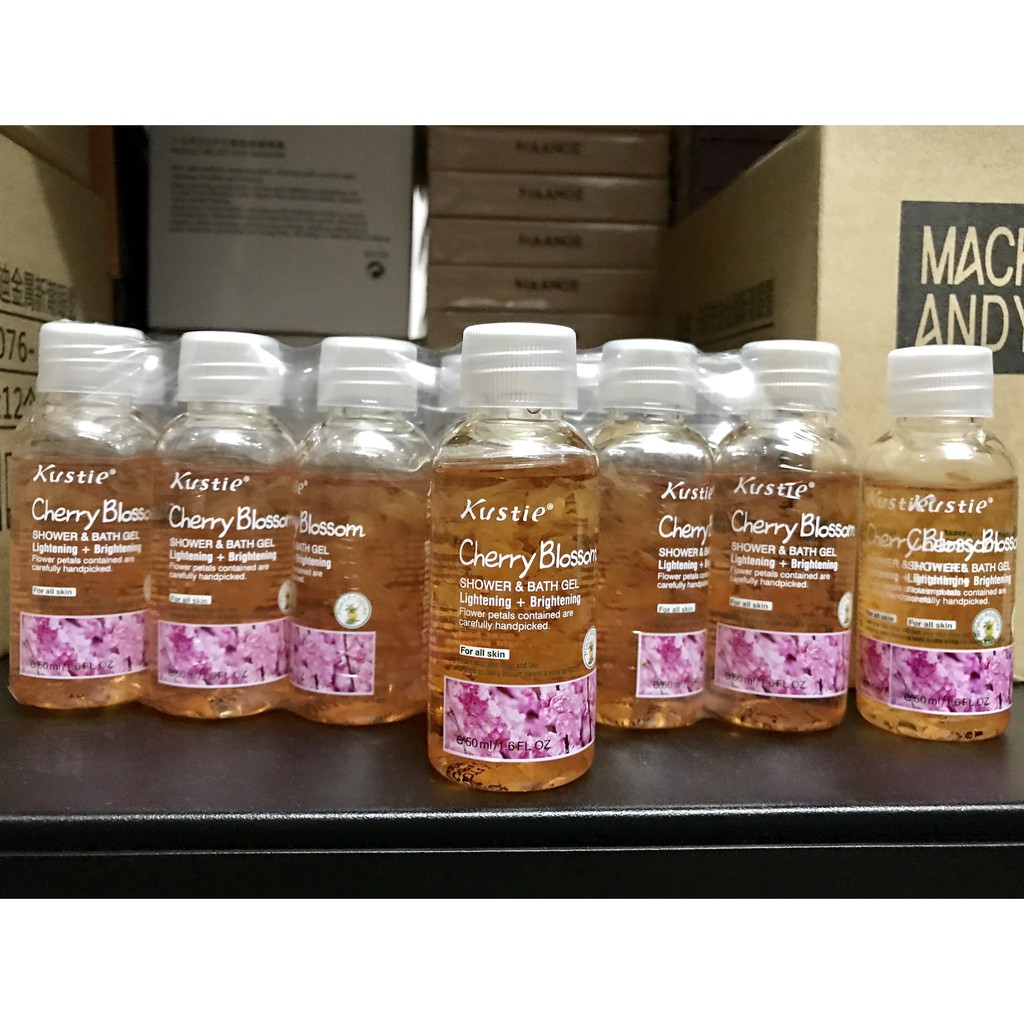 [ SIZE DU LỊCH ] Sữa tắm Kustie Cherry Blossom Chiết Xuất Cánh Hoa Anh Đào Nhật Bản 50ml Chính Hãng Pháp | BigBuy360 - bigbuy360.vn