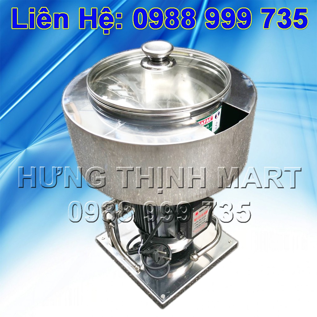 MIỄN SHIP Máy xay thịt làm giò chả chân inox 1.1kw nồi 22cm có bao đá