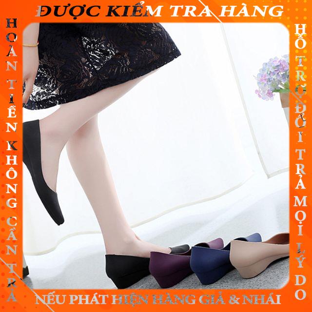 3L01 MS714 Giầy bệt nhựa dẻo siêu rẻ fashion giầy dép thể thao nữ đế cao su đi làm đi chơi trong nhà êm chân kimchi