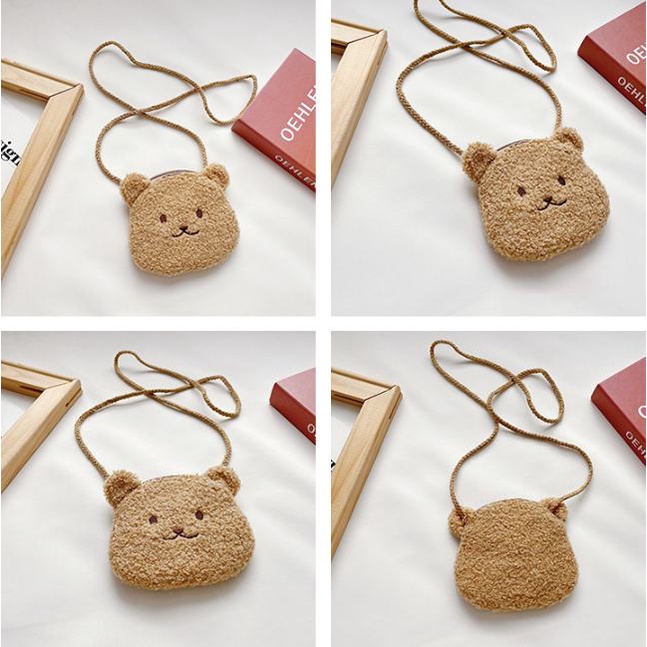 Túi đeo chéo thiết kế kiểu hoạt hình dễ thương thời trang cho bé gái