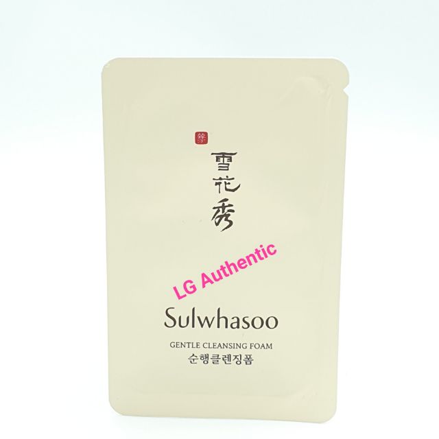 Gói Sữa rửa mặt siêu sạch Sulwhasoo GENTLE LEANSING FOAM EX 3ml