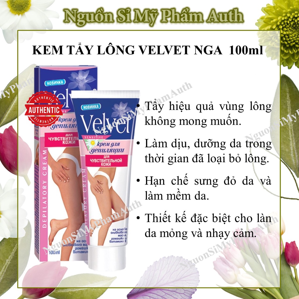 Kem Tẩy Lông Vevel Nga