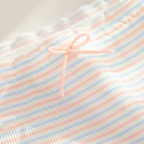 Quần lót nữ cotton kháng khuẩn, đính nơ đơn giản nhẹ nhàng, không gây kích ứng da HLBOUTIQUE L123