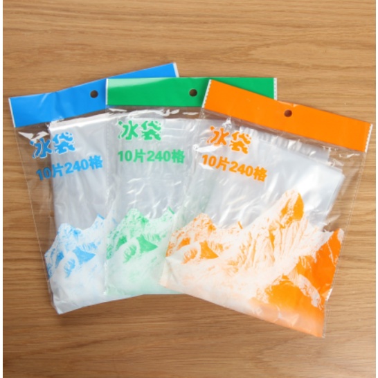 [Set 10 Túi] Túi Nilon Làm Kem/ Đá Viên/ Sữa Chua Tiện Lợi Thông Minh  DUASHOP