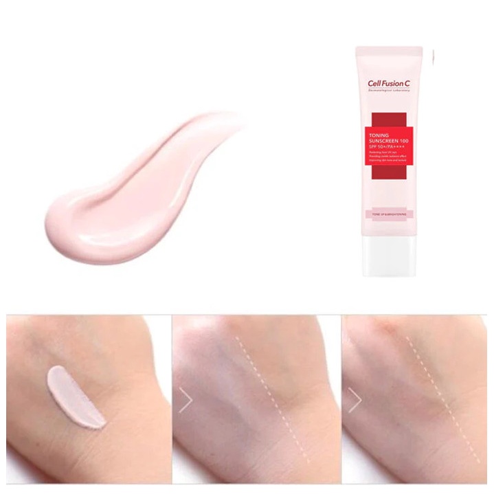 Kem Chống Nắng Nâng Tông Da Cell Fusion C Toning Sunscreen 100 SPF50+/ PA +++