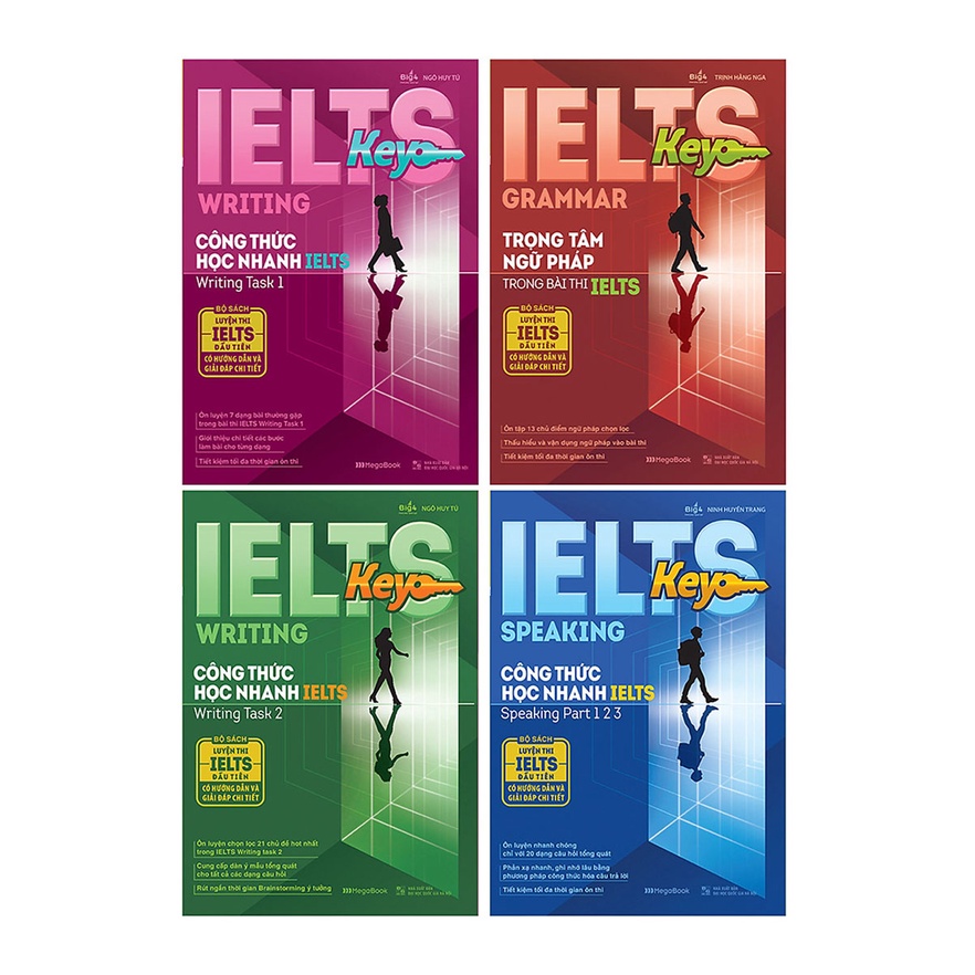 Sách - Combo IELTS Key - Công Thức Học Nhanh IELTS (Bộ Sách Luyện Thi IELTS Đầu Tiên Có Hướng Dẫn Và Giải Đáp Chi Tiết)