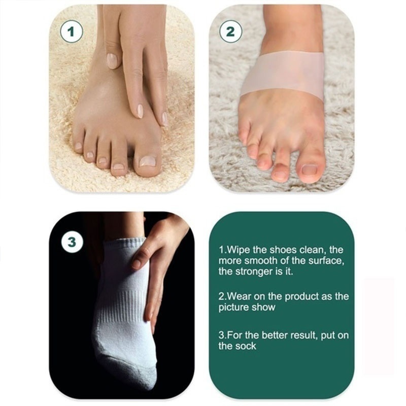 Đệm silicone hỗ trợ chỉnh hình lòng bàn chân phẳng